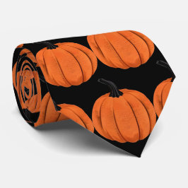 Leuke Pumpkin Design Stropdas voor Halloween