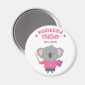 Leuke Pun Humor Koala Beer Docent Magnet (Voorkant / Achterkant)