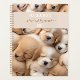 Leuke Puppies Hondenliefhebber Naam Planner