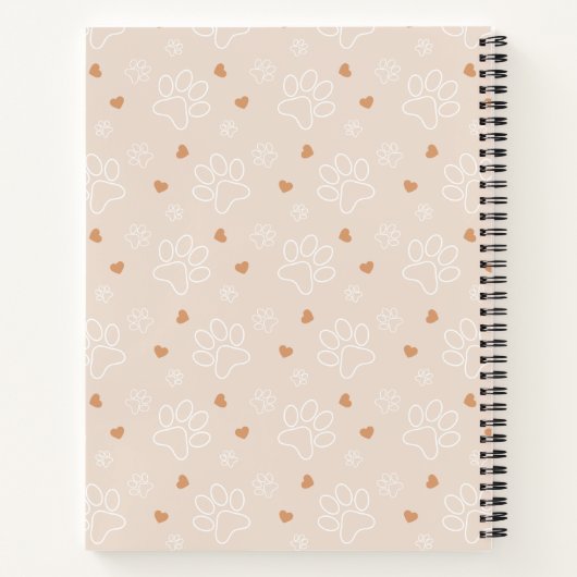 Leuke Puppies Hondenliefhebber naam spiraal Notiti Notitieboek (Achterkant)