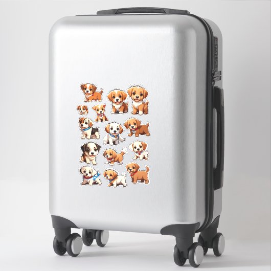 Leuke Puppies Mega Sticker Bundel (Koffer)