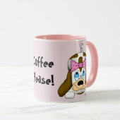 Leuke Puppy "Coffee Please" Koffie Mok (Voorkant rechts)