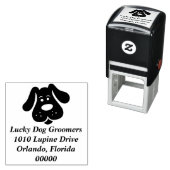 Leuke Puppy Dog Groomer Stamp Zelfinktende Stempel (In situ)