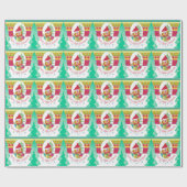 Leuke Puppy Dog Whimsy Cadeaupapier (Vlak)