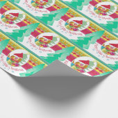 Leuke Puppy Dog Whimsy Cadeaupapier (Hoek)