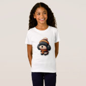 Leuke Puppy Hond Hond Hond Hond Maagdenhond Mustan T-shirt (Voorkant volledig)