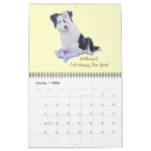 Leuke Puppy Hond Portret Schilderijen Realist Art Kalender (Jan 2026)