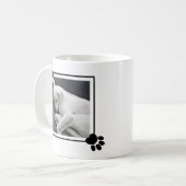Leuke Puppy Hond Single 1 Fotonaam en Bericht Koffiemok (Voorkant links)