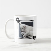 Leuke Puppy Hond Single 1 Fotonaam en Bericht Koffiemok (Links)