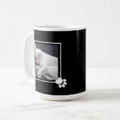 Leuke Puppy Hond Single 1 Fotonaam en Bericht Koffiemok (Voorkant links)