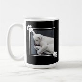 Leuke Puppy Hond Single 1 Fotonaam en Bericht Koffiemok (Links)