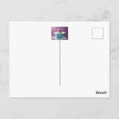 Leuke puppy in een badkuip met zeepbellen briefkaart (Achterkant)