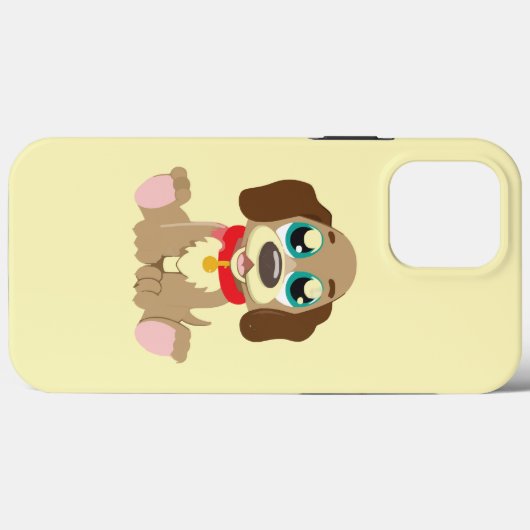 Leuke puppy met mooie ogen Case-Mate iPhone case (Achterkant (horizontaal))