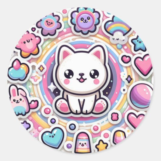Leuke puppy sticker (Voorkant)