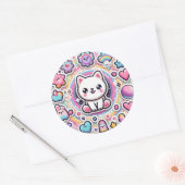 Leuke puppy sticker (Envelop)