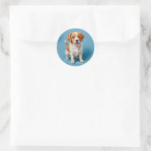 Leuke puppy sticker (Tas)