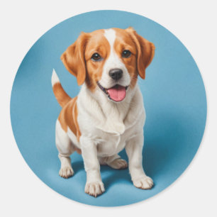 Leuke puppy sticker