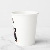 Leuke puppy tas papieren bekers (Links)