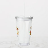 Leuke Puppy Verjaardag Acryl Drinkbeker (Rechts)
