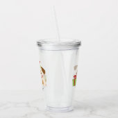 Leuke Puppy Verjaardag Acryl Drinkbeker (Links)