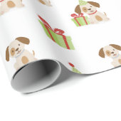 Leuke Puppy Verjaardag Cadeaupapier (Rol Hoek)