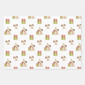 Leuke Puppy Verjaardag Inpakpapier Vel (Voorkant)