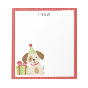 Leuke Puppy Verjaardag Notitieblok