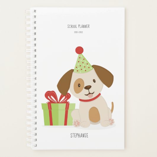 Leuke Puppy Verjaardag Planner (Voorkant)