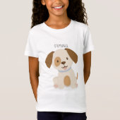 Leuke Puppy Verjaardag T-shirt (Voorkant)