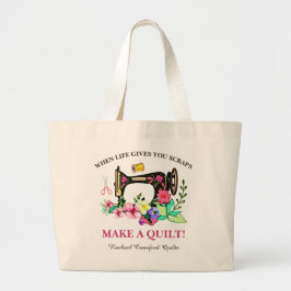 Leuke Quilters Custom Grote Tote Bag