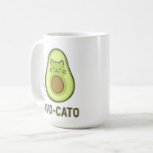 Leuke quote Gezegde Avo Cato Humor Cat Avocado Koffiemok (Voorkant links)