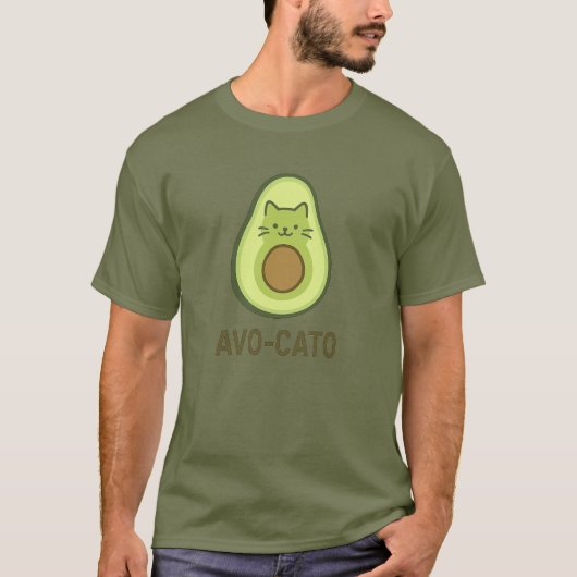 Leuke quote Gezegde Avo Cato Humor Cat Avocado T-shirt (Voorkant)