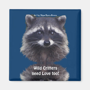 Leuke Raccoon Wildlife Magneten