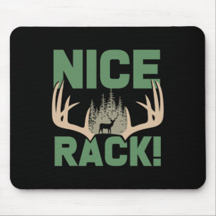 Leuke Rack Antlers Herten Funny Hunting Hunter Hum Muismat