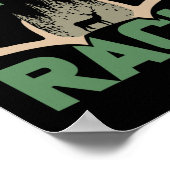 Leuke Rack Antlers Herten Funny Hunting Hunter Hum Poster (Hoek)