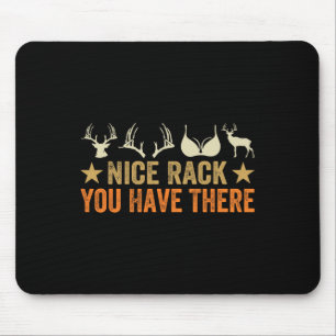 Leuke Rack Heb Je Daar - Grappige Jager - Rendier Muismat