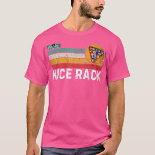 Leuke Rack Pool Speler Snooker Grappige Biljart T-shirt