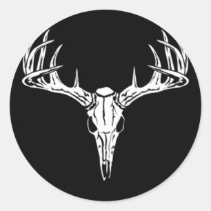 Leuke Rack-Trophy Buck-Deer Rack Ronde Sticker
