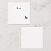 Leuke Racoon Note Kaart Notitiekaartje (Voorkant / Achterkant)