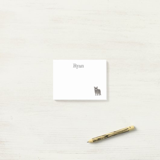 Leuke Racoon Post-it notities Post-it® Notes (Op bureau)