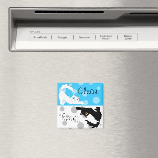 Leuke Ragdoll Katten Schoon Vuil Vaatwasser Magnee Magneet (Insitu (Vaatwasser))