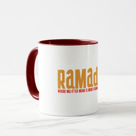 Leuke Ramadan cadeau Mok (Voorkant links)