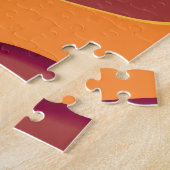 Leuke regenboog abstracte kunst legpuzzel, moeilij legpuzzel (Zijkant)