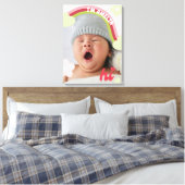 Leuke Regenboog Baby Foto Kwekerij Decor Canvas (Insitu (Slaapkamer))