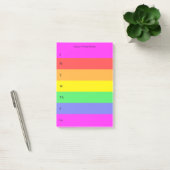 Leuke Regenboog Custom Planner Gekleurd Post-it® Notes (Kantoor)