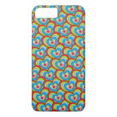 Leuke regenboog harten over het hele patroon plezi Case-Mate iPhone case (Achterkant)