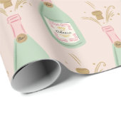 Leuke regenboog kleurrijke Campagne Cadeaupapier (Rol Hoek)