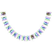 Leuke, regenboog kleurrijke strepen Afstuderen Fot Vlaggetjes (Alle)