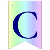 Leuke, regenboog kleurrijke strepen Afstuderen Fot Vlaggetjes (Tweede vlag)