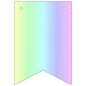 Leuke, regenboog kleurrijke strepen Afstuderen Fot Vlaggetjes (Eerste vlag)